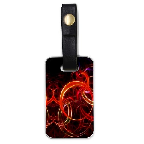 Abstract Seamless Pattern Luggage Tag (one side) from ArtsNow.com Front