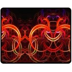 Abstract Seamless Pattern Two Sides Fleece Blanket (Medium)