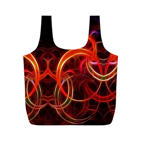 Abstract Seamless Pattern Full Print Recycle Bag (M) from ArtsNow.com Front