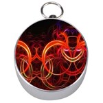Colorful Prismatic Chromatic Silver Compasses