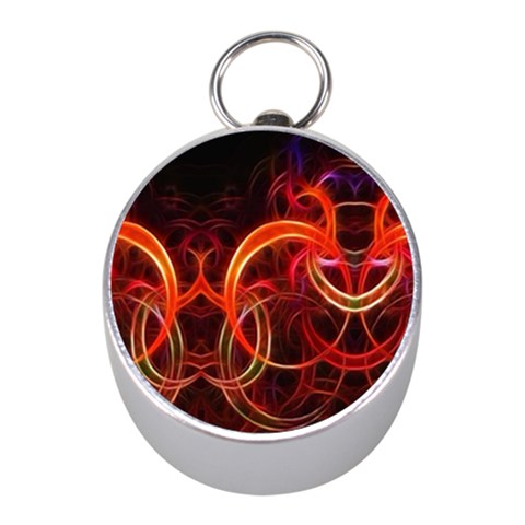 Abstract Seamless Pattern Mini Silver Compasses from ArtsNow.com Front
