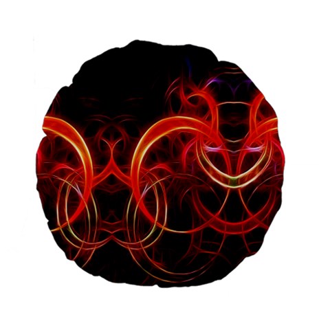 Abstract Seamless Pattern Standard 15  Premium Flano Round Cushions from ArtsNow.com Front