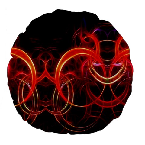 Abstract Seamless Pattern Large 18  Premium Flano Round Cushions from ArtsNow.com Front