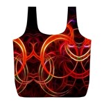 Construction Background Geometric Full Print Recycle Bag (L)