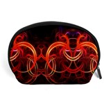 Construction Background Geometric Accessory Pouch (Large)