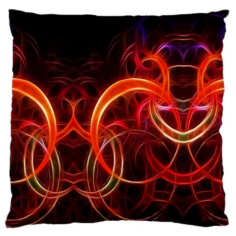 Construction Background Geometric Large Premium Plush Fleece Cushion Case (One Side) from ArtsNow.com Front