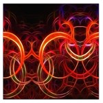 Abstract Seamless Pattern Square Satin Scarf (36  x 36 )