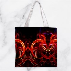 Abstract Seamless Pattern Zipper Grocery Tote Bag from ArtsNow.com Front