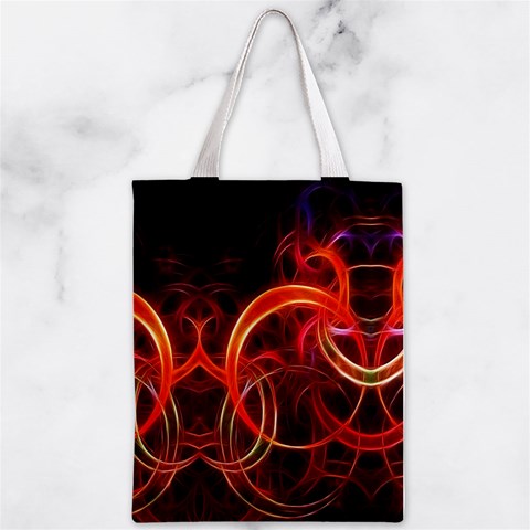 Abstract Seamless Pattern Zipper Classic Tote Bag from ArtsNow.com Front