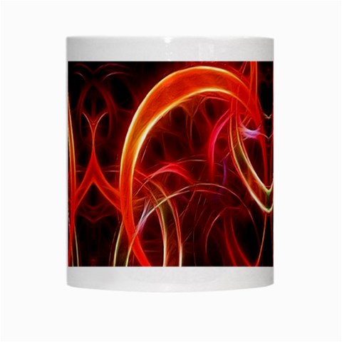 Background Fractal Abstract White Mug from ArtsNow.com Center