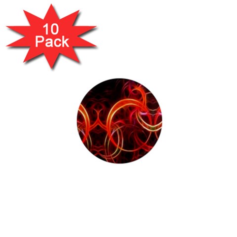 Background Fractal Abstract 1  Mini Magnet (10 pack)  from ArtsNow.com Front