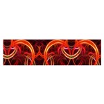 Colorful Prismatic Chromatic Oblong Satin Scarf (16  x 60 )