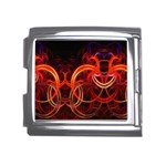 Background Fractal Abstract Mega Link Italian Charm (18mm)