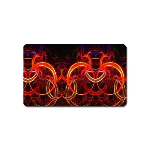 Background Fractal Abstract Magnet (Name Card) from ArtsNow.com Front