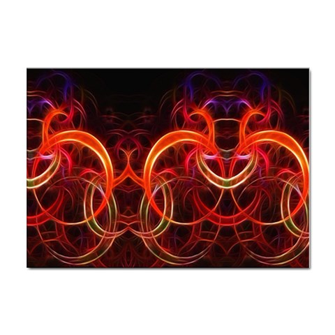 Background Fractal Abstract Sticker A4 (10 pack) from ArtsNow.com Front