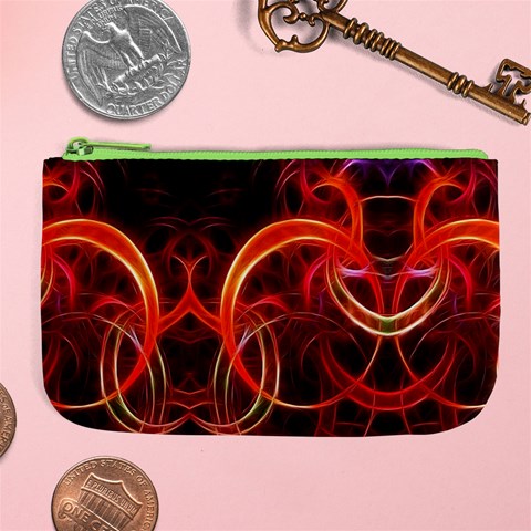 Abstract Seamless Pattern Large Coin Purse from ArtsNow.com Front