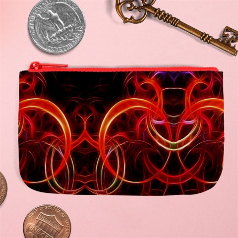 Abstract Seamless Pattern Large Coin Purse from ArtsNow.com Front