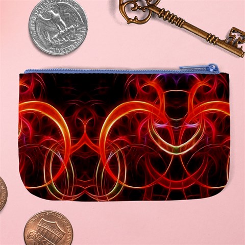 Abstract Seamless Pattern Large Coin Purse from ArtsNow.com Back