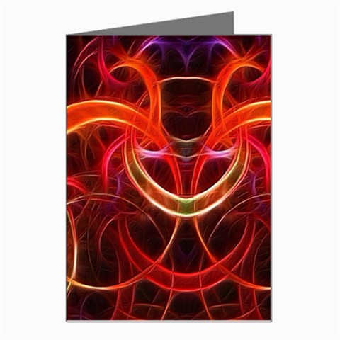 Background Fractal Abstract Greeting Card from ArtsNow.com Left
