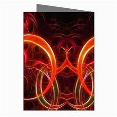 Background Fractal Abstract Greeting Cards (Pkg of 8) from ArtsNow.com Right