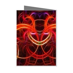 Background Fractal Abstract Mini Greeting Cards (Pkg of 8) from ArtsNow.com Left