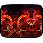 Background Fractal Abstract Fleece Blanket (Mini)