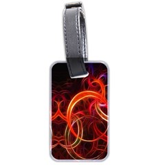 Background Fractal Abstract Luggage Tag (two sides) from ArtsNow.com Back