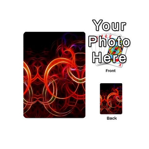 Background Fractal Abstract Playing Cards 54 Designs (Mini) from ArtsNow.com Back