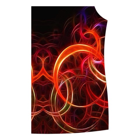 Abstract Seamless Pattern Women s Button Up Vest from ArtsNow.com Front Left