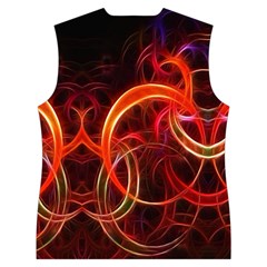 Abstract Seamless Pattern Women s Button Up Vest from ArtsNow.com Back