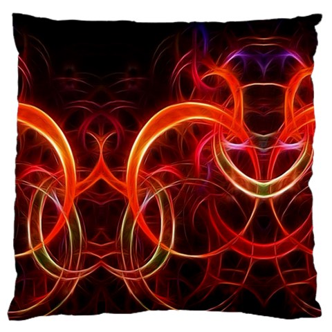 Background Fractal Abstract Large Cushion Case (Two Sides) from ArtsNow.com Back