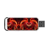 Background Fractal Abstract Portable USB Flash (One Side)