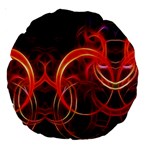 Background Fractal Abstract Large 18  Premium Round Cushions