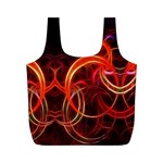 Background Fractal Abstract Full Print Recycle Bag (M)