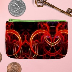 Background Fractal Abstract Large Coin Purse from ArtsNow.com Front