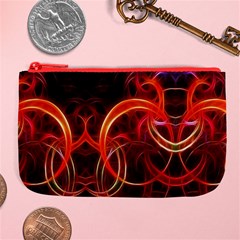 Background Fractal Abstract Large Coin Purse from ArtsNow.com Front