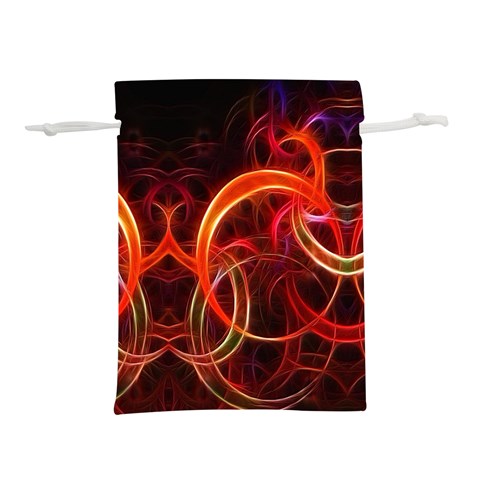 Colorful Prismatic Chromatic Lightweight Drawstring Pouch (L) from ArtsNow.com Front