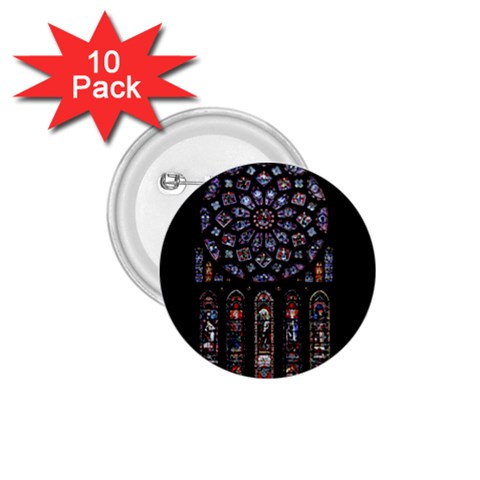 Rosette Cathedral 1.75  Buttons (10 pack) from ArtsNow.com Front