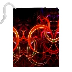 Colorful Prismatic Chromatic Drawstring Pouch (4XL) from ArtsNow.com Back