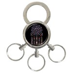 Rosette Cathedral 3-Ring Key Chain