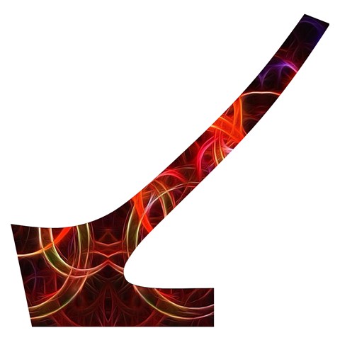 Background Fractal Abstract Cross Back Hipster Bikini Set from ArtsNow.com Back Left