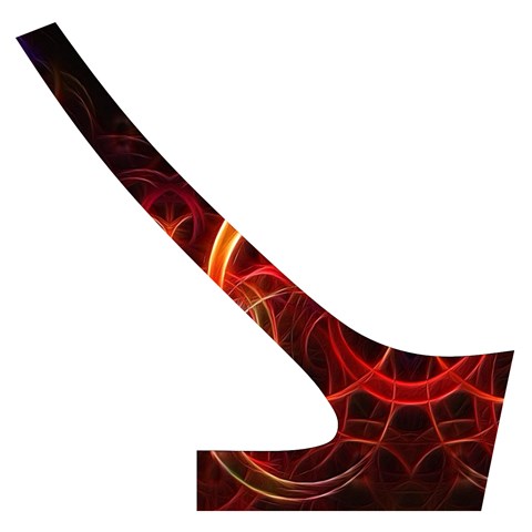 Background Fractal Abstract Cross Back Hipster Bikini Set from ArtsNow.com Back Right