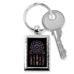 Rosette Cathedral Key Chain (Rectangle)