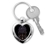 Rosette Cathedral Key Chain (Heart)