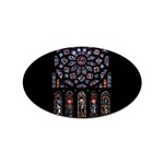 Rosette Cathedral Sticker (Oval)