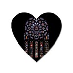 Rosette Cathedral Heart Magnet