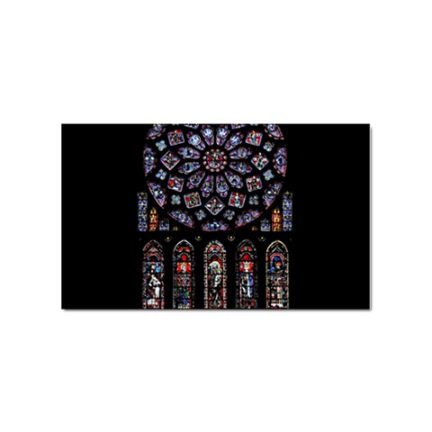 Rosette Cathedral Sticker Rectangular (10 pack) from ArtsNow.com Front
