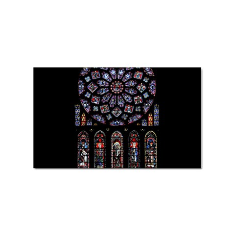 Rosette Cathedral Sticker Rectangular (100 pack) from ArtsNow.com Front