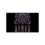 Rosette Cathedral Sticker Rectangular (100 pack)