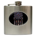 Rosette Cathedral Hip Flask (6 oz)
